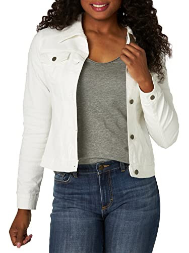 Riders by Lee Indigo Women's Denim Jacket, White, X-Large | Amazon (CA)