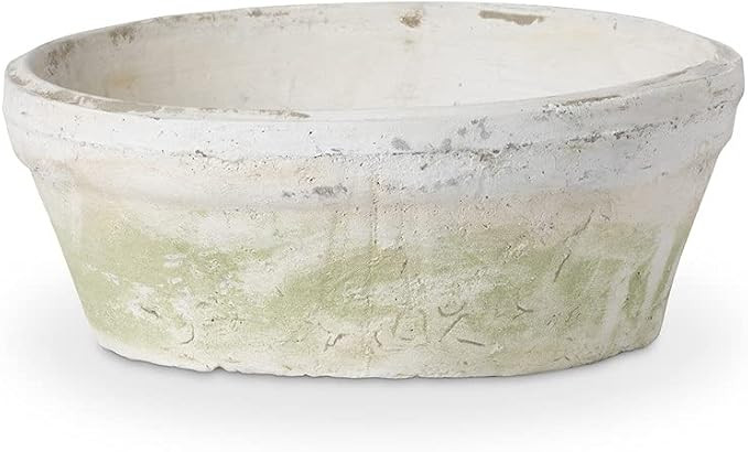 Park Hill Collection Whitewashed Terra Cotta Planter, 10 Inch , inches Diameter, (ECG90897) | Amazon (US)