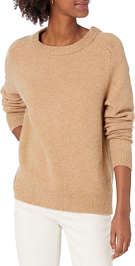 Amazon Brand - Daily Ritual Women's Cozy Boucle Crewneck Pullover Sweater | Amazon (US)