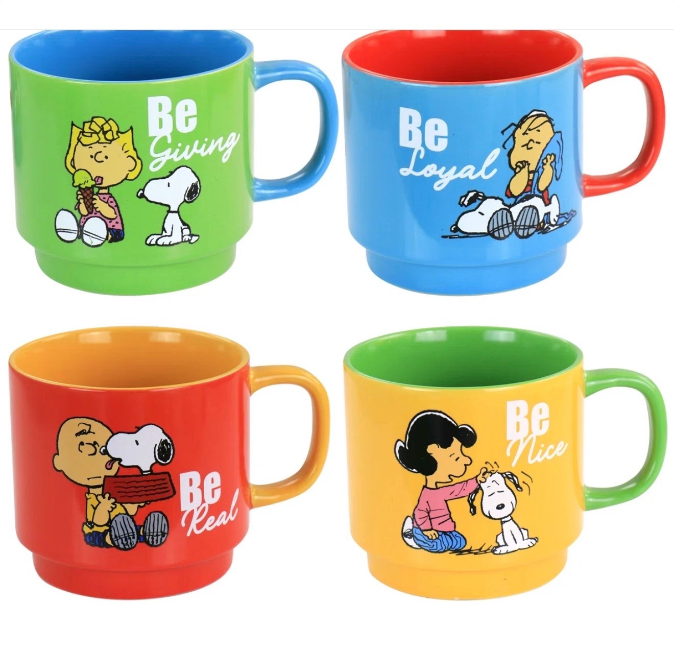 Peanuts classic gentle reminders collection mugs -stackable stonewear wit metal stand #ltkbacktoschoolsale

#LTKHome #LTKSaleAlert
