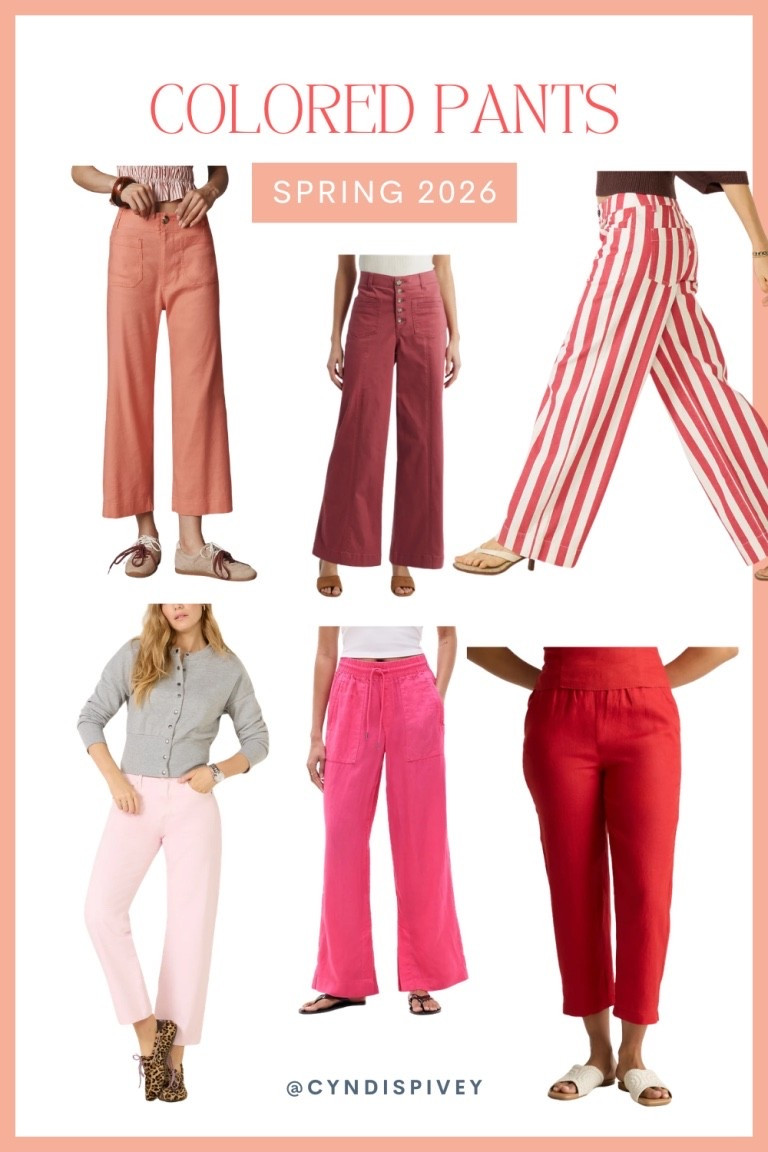 Colored Pants Spring 2026

#LTKSeasonal #LTKOver40