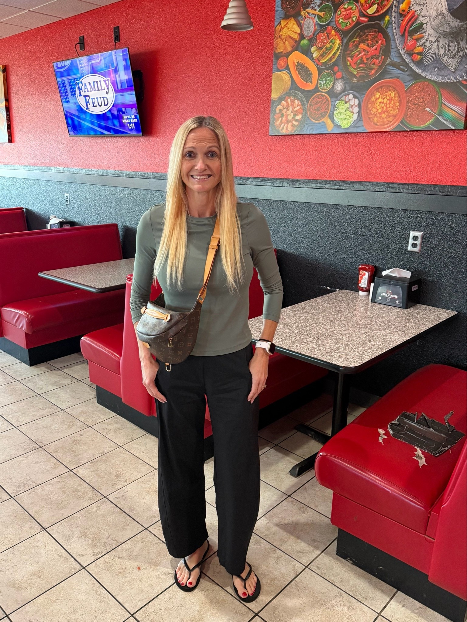 These are the perfect dupe for the $250 Ruti barrel pants. I love these pants and they are from Amazon for around $30. They are the perfect alternative if you don’t want to wear leggings!  My top is from Walmart and the material is super high-quality and buttery soft. I’m wearing an extra small in both. ￼￼￼

#LTKOver40 #LTKootd #LTKmomlife