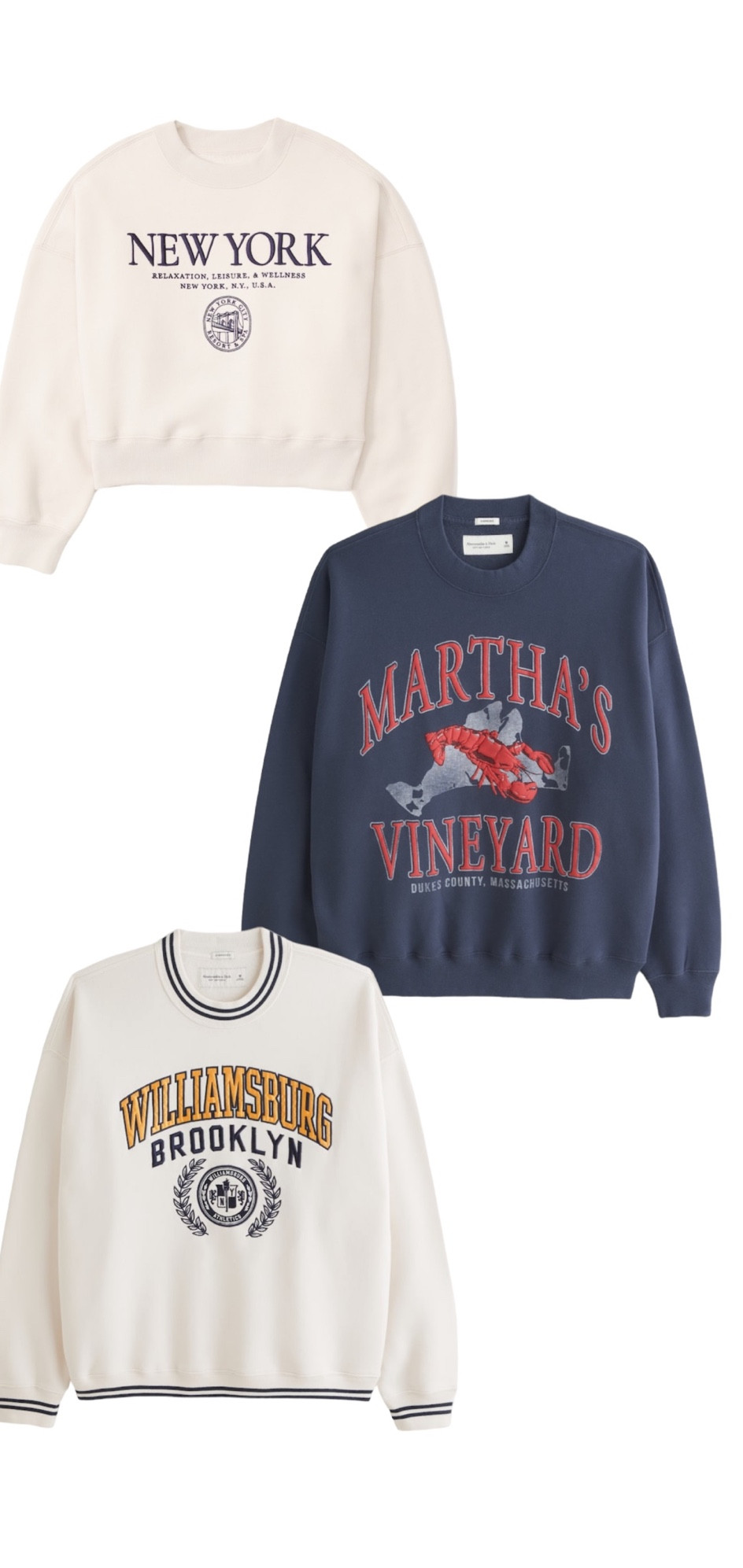 Sweatshirt round up - abercrombie 

#LTKstyletip #LTKsalealert #LTKSale