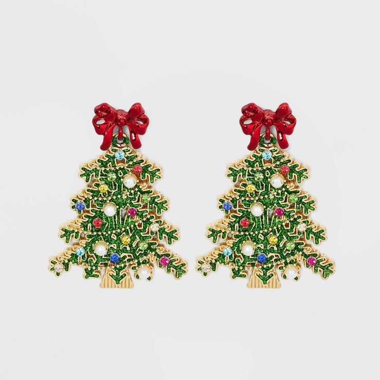 SUGARFIX by BaubleBar 'Tree Spirit' Statement Earrings - Green | Target