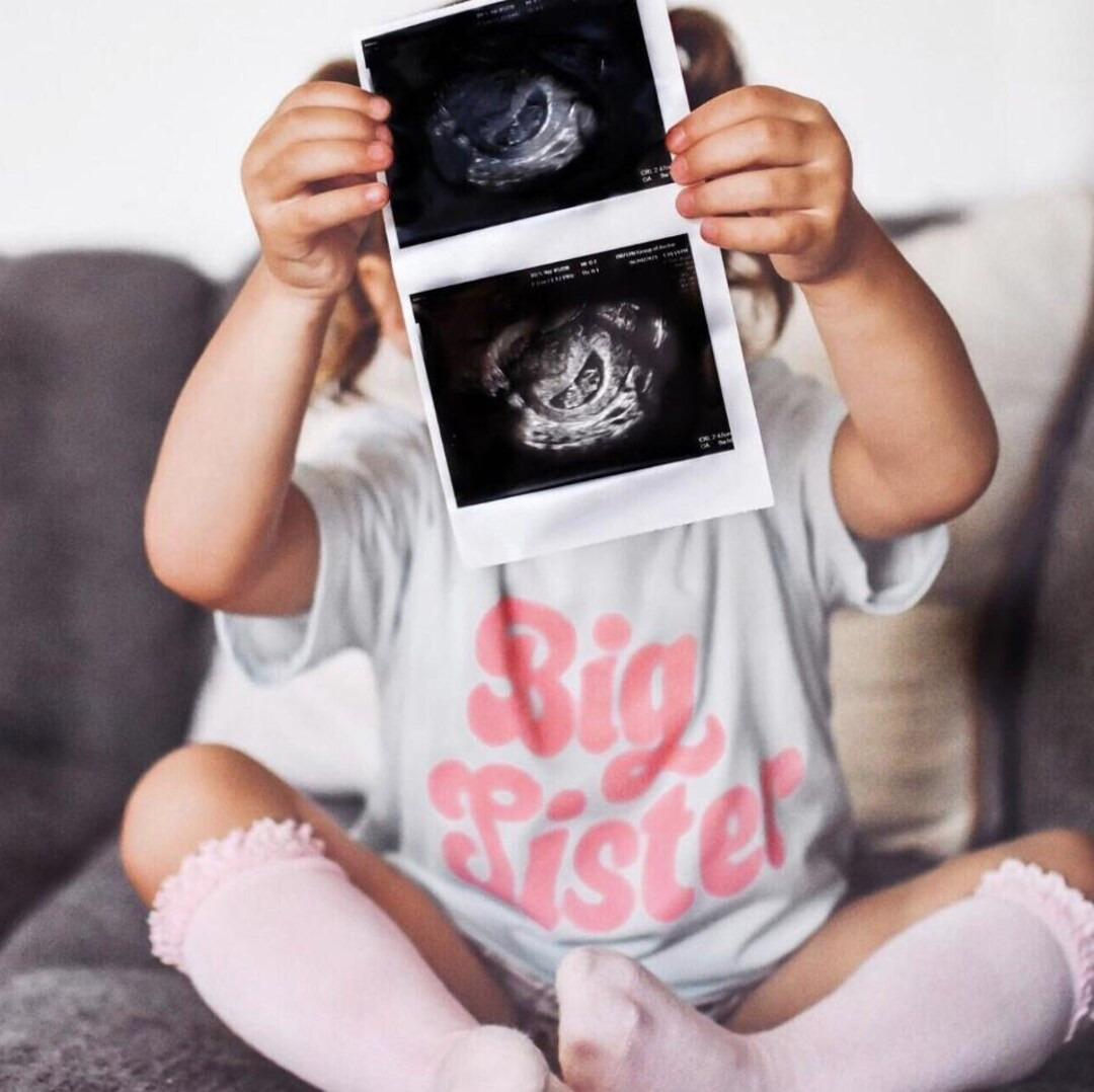 Big Sister (retro) - Short Sleeve Child Shirt | Shirts for Little Girls | Sister Tees | Little Gi... | Etsy (US)