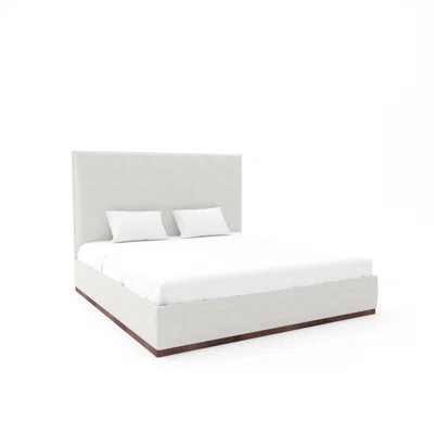 Lindley Custom Upholstered Bed with Wood Base | Perigold