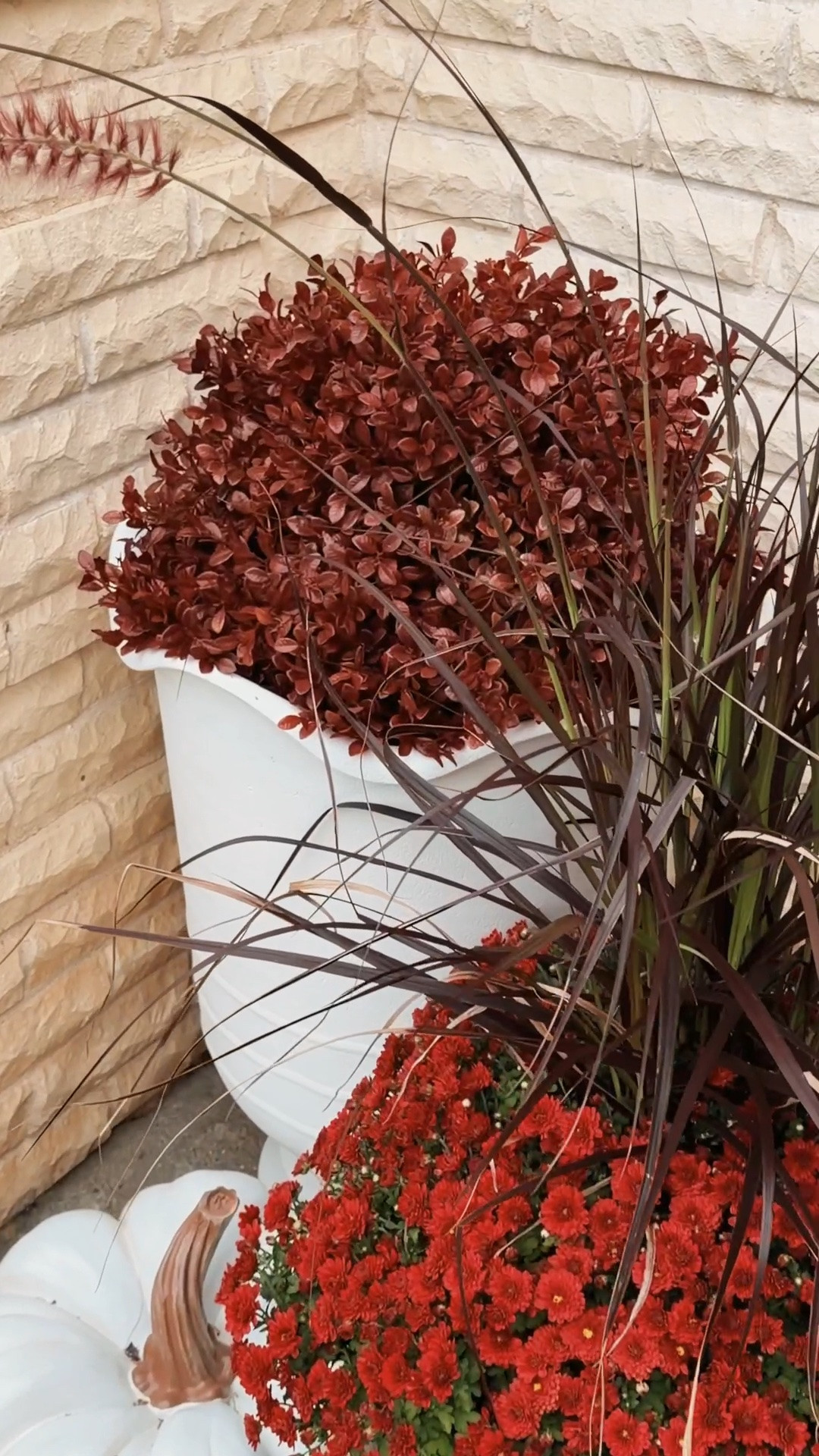 my first fall porch is almost ready! 🍂🎃🤎mixed some faux mums + faux pumpkins with real ones… so wish me luck because I’m officially pretending I know what I’m doing 

fall porch, porch idea, easy porch styling, faux outdoor, fall wreath, door wreath, fall decor, fall centerpieces, fall front porch decor, fall porch rug, fall porch doormat

#LTKstorytime #LTKSaleAlert #LTKSeasonal