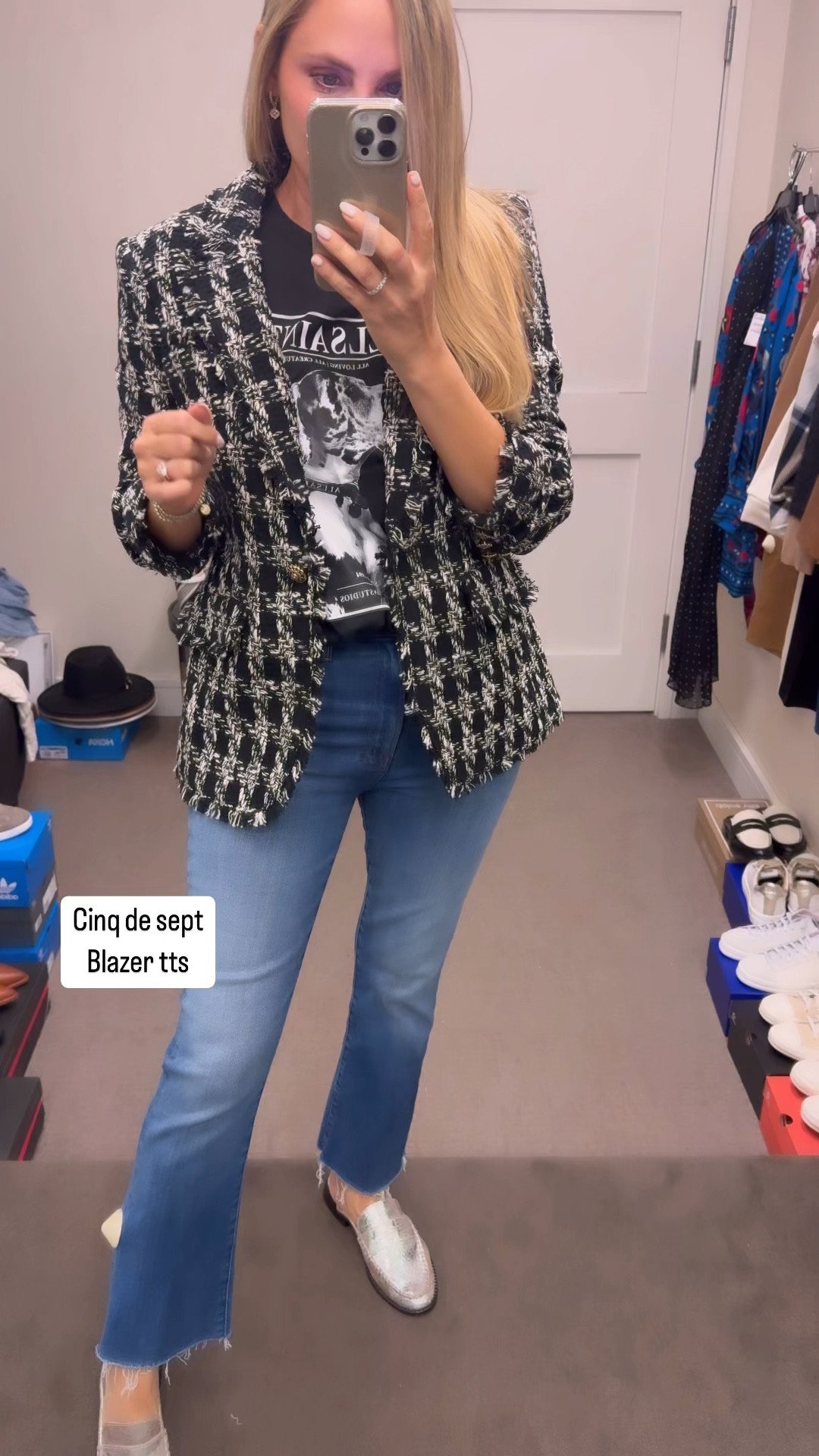  gorgeous Nordstrom anniversary sale fines. This designer blazer is gorgeous. Wearing a size 2, but would really prefer a size 4 or six fits true. Love these metallic loafer so much but true

#LTKSummerSales #LTKxNSale #LTKOver40