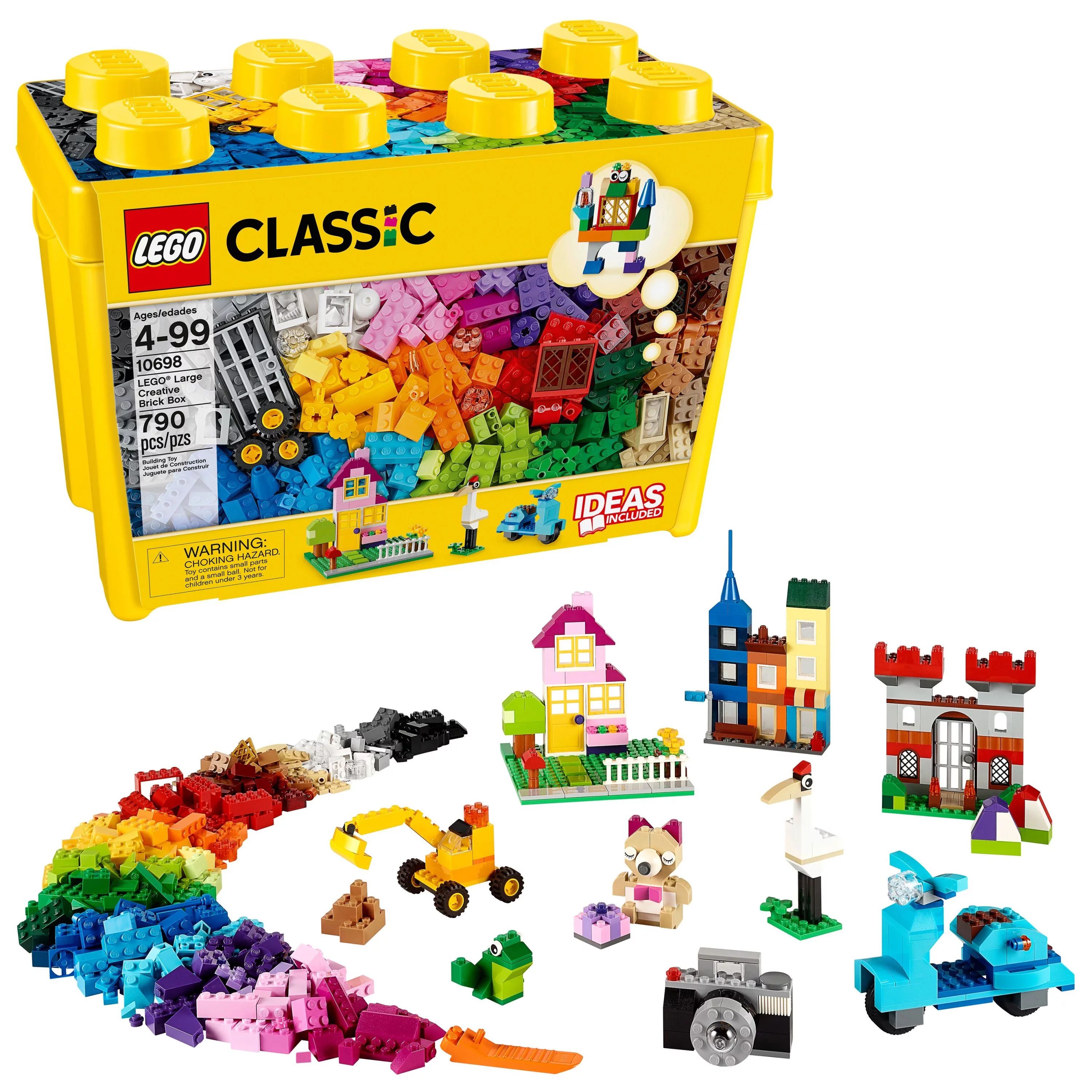 LEGO Classic Large Creative Brick Box 10698 Play and Be Inspired by LEGO Masters, Toy Storage Sol... | Walmart (US)