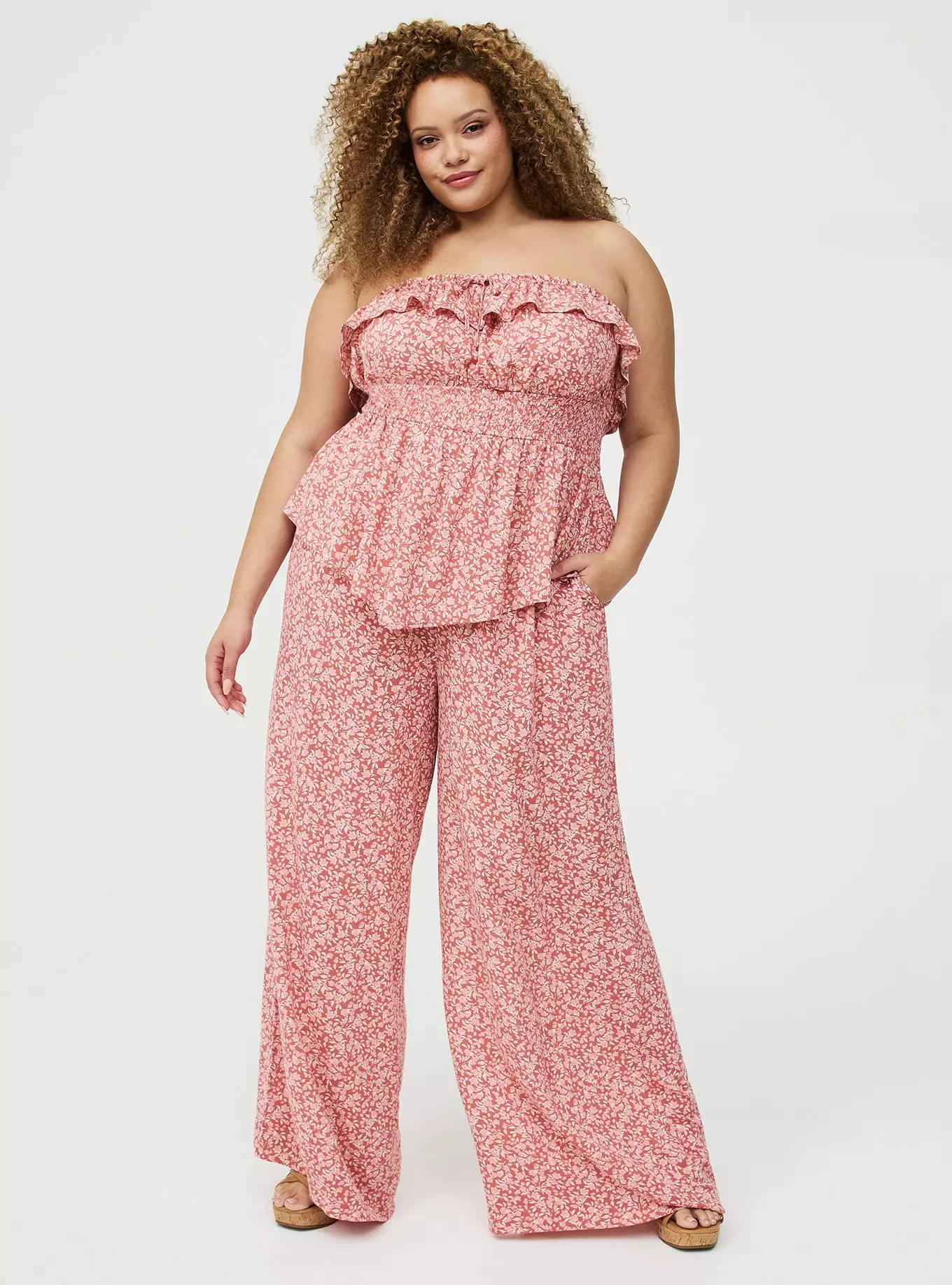 Pull-On High-Rise Gauze Wide-Leg Pant | Torrid (US & Canada)