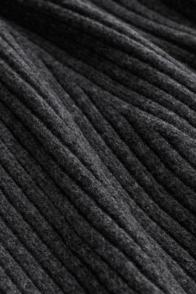 Rib-knit dress - Dark grey - Ladies | H&M GB | H&M (UK, MY, IN, SG, PH, TW, HK)