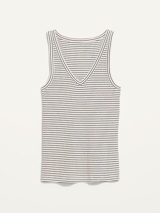 Sleeveless Striped Rib-Knit Tank Top for Women | Old Navy (US)