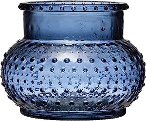 Amazon.com: Creative Co-Op Glass Hobnail Candleholder/Vase (Holds 5" Pillar Candle) Votive Holder... | Amazon (US)