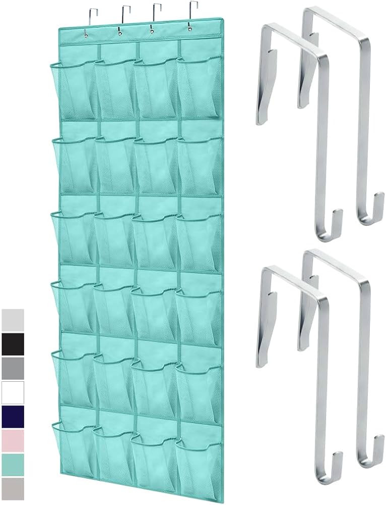 Gorilla Grip Slip Resistant Breathable Space Saving Mesh Large 24 Pocket Shoe Organizer, Up to 40... | Amazon (US)