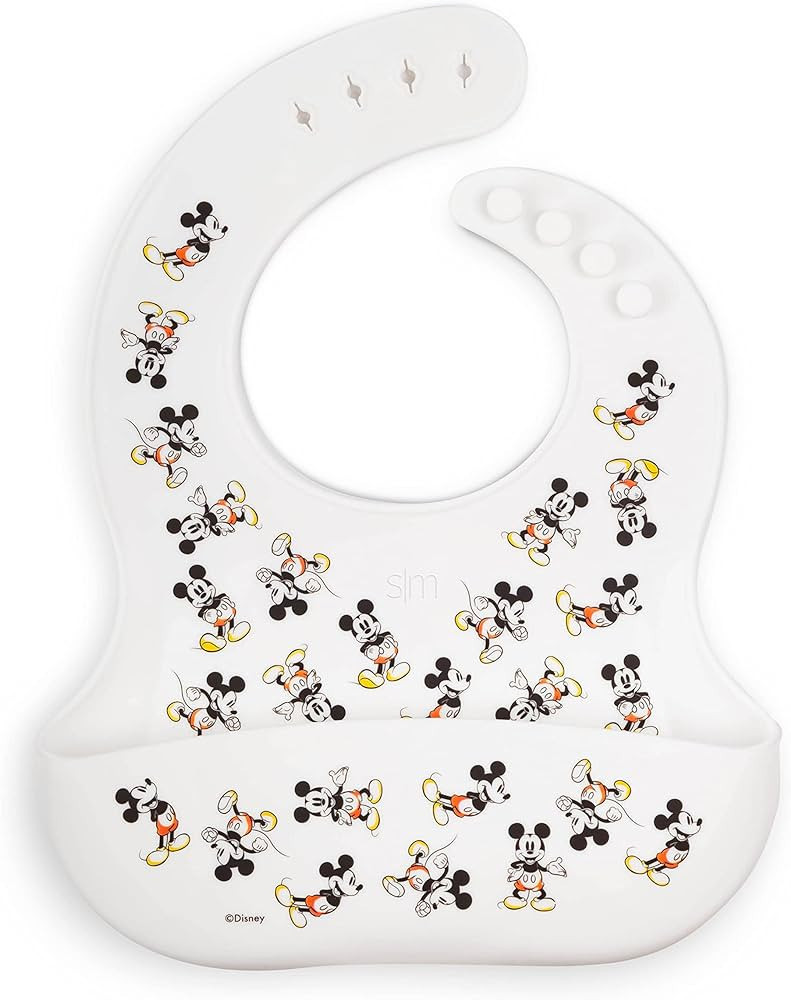 Simple Modern Disney Silicone Bib for Babies, Toddlers | Lightweight Baby Bibs for Eating with Fo... | Amazon (US)