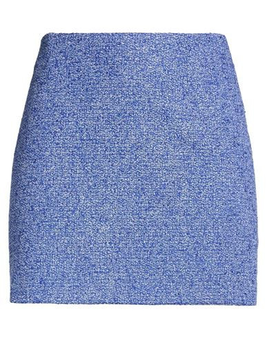 Tagliatore 02-05 Woman Mini skirt Blue Size 4 Viscose, Cotton, Acrylic, Polyamide, Elastane | YOOX (US)