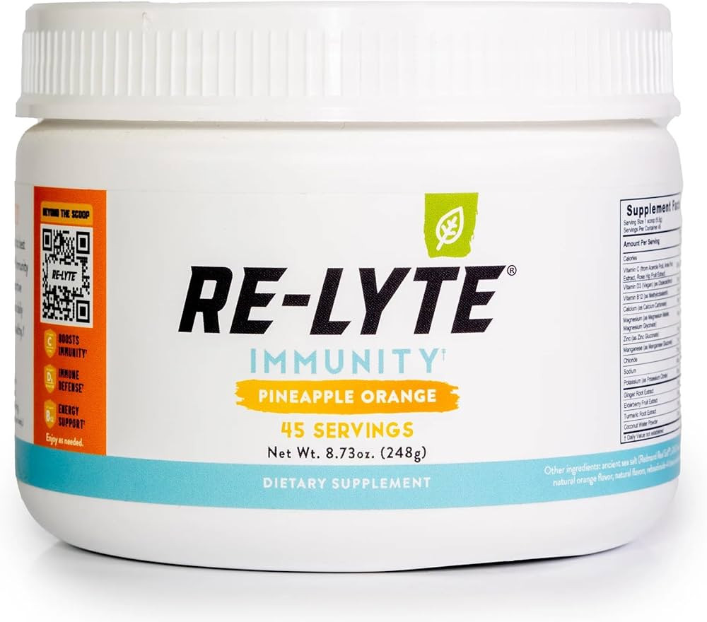 REDMOND Re-Lyte Immunity, Multivitamin Supplement Mix (Pinapple Orange) | Amazon (US)