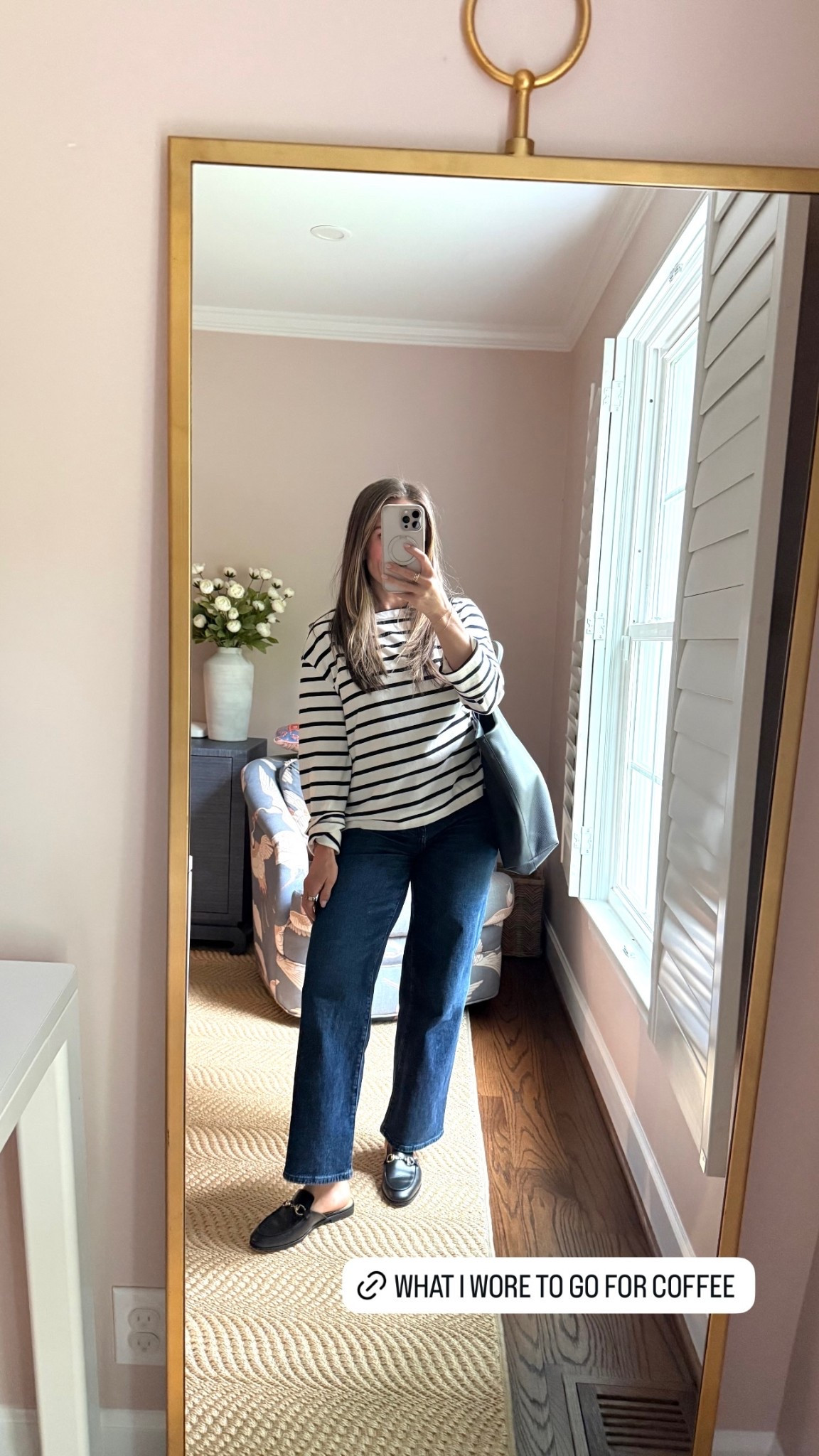 What I wore to go for coffee. This spring outfit is both comfortable and cute.

#LTKootd #LTKdayinmylife #LTKxMadewell