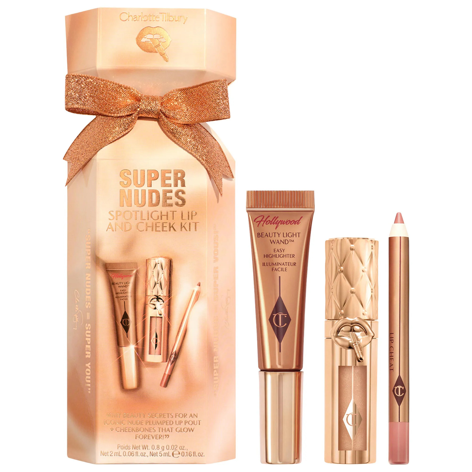 Charlotte Tilbury Lip and Cheek Trio Makeup Gift Set Supernudes | Sephora (US)