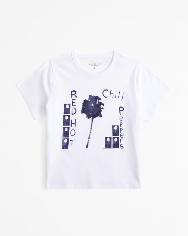 Short-Sleeve Red Hot Chili Peppers Graphic Skimming Tee | Abercrombie & Fitch (US)
