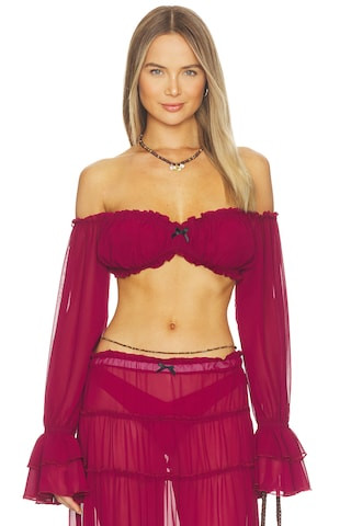 Elma Shirt in Volcanic Gem | Revolve Clothing (Global)
