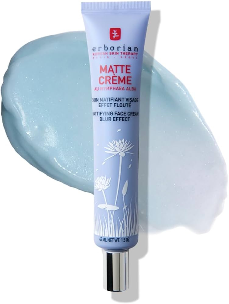 Erborian Extra Matte Face Cream - Mattifying & Blurring Primer for Excess Sebum - Multi-Purpose Facial Primer Blurs the Appearance of Pores for a Natural Powdery Finish - Korean Skin Therapy - 1.5 Oz | Amazon (US)
