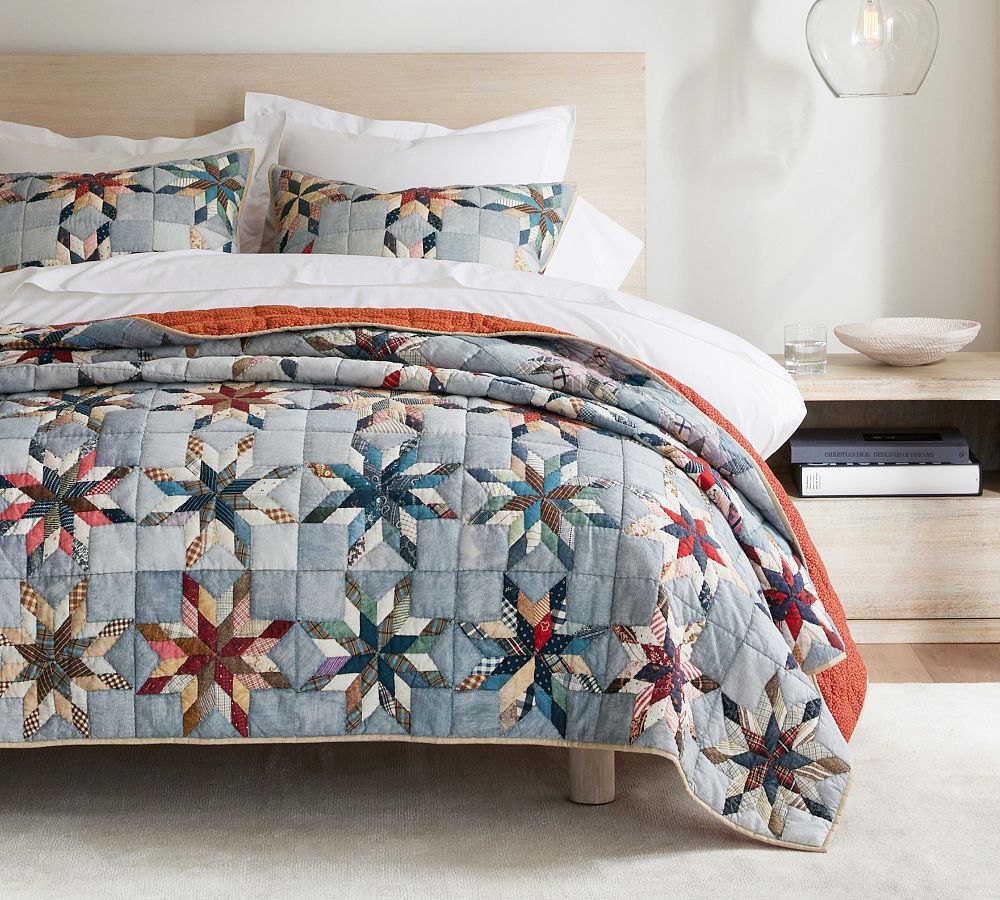 Brighton Handcrafted Reversible Quilt | Pottery Barn (US)