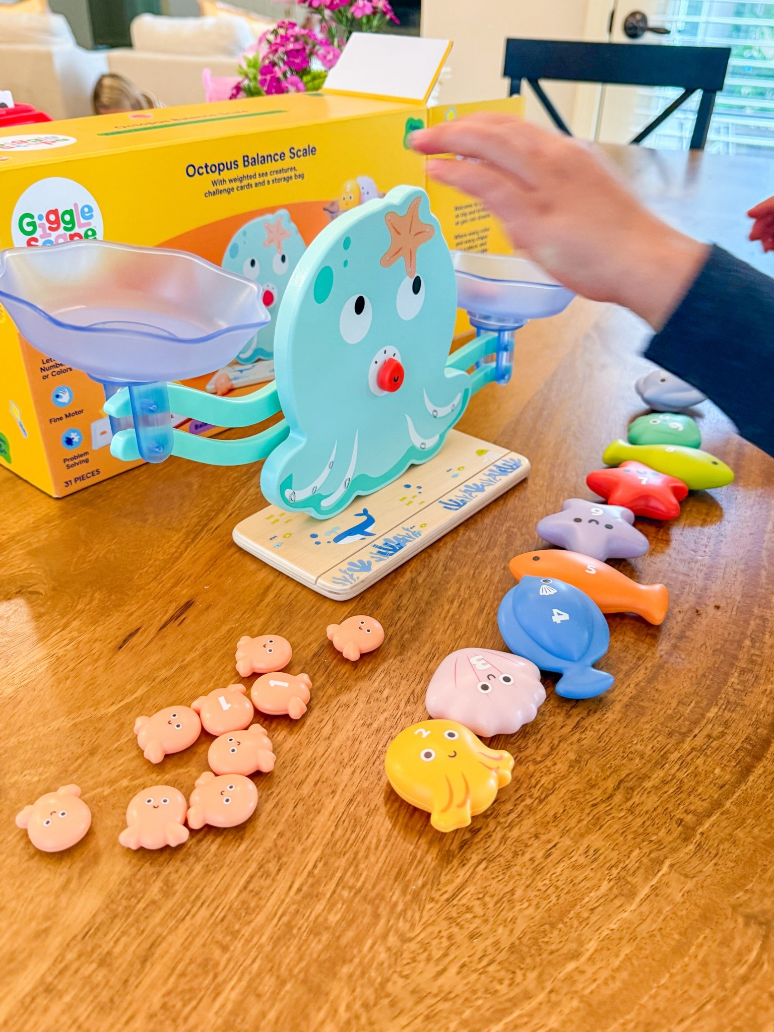 What a fun way to introduce early math skills! We are loving this as a part of our morning learning time 🐙

#LTKKids #LTKFamily