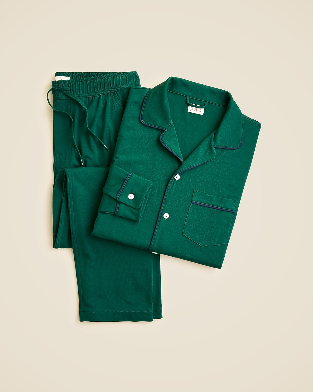 Pajama set in cotton jersey blend | J. Crew US