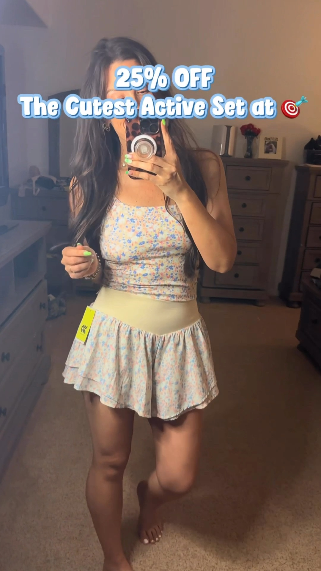 Okay but how cute is this yellow floral set?! 🌼💛
The tank + skort combo is lightweight, flattering, and perfect for everything from errands to walks to sideline days. And the best part… it’s currently 25% off at Target 🙌🏼

This is one of those sets you throw on and instantly feel put together without even trying. Linking it while it’s still on sale because I know it won’t last long 👀

Wearing a M in both pieces 🤗 .

#LTKActive #LTKSaleAlert #LTKSeasonal