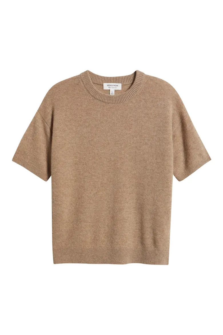 Short Sleeve Cashmere Sweater (Women) | Nordstrom | Nordstrom