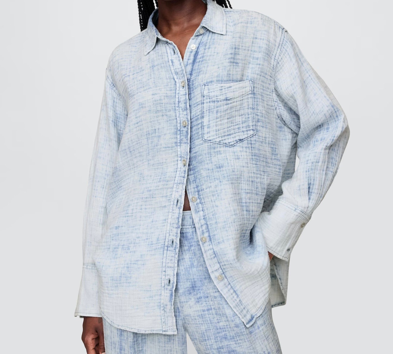 This gauze shirt + pant set did not disappoint! Light, airy + perfect!! 🤌🏼

#LTKSeasonal #LTKStyleTip #LTKBeauty