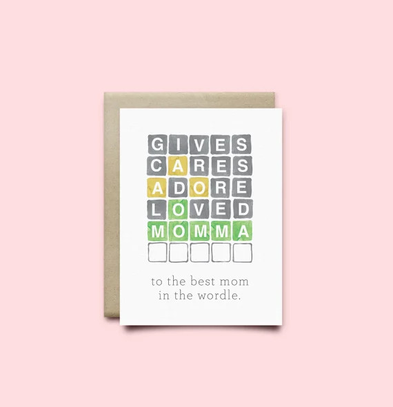 Wordle MOM Cardmother's Day Cardcard for | Etsy | Etsy (US)