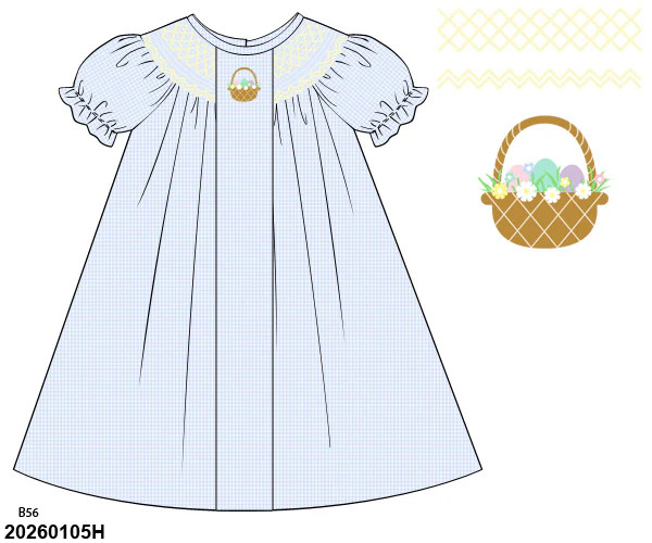 PRE SALE SHIPS MARCH: Easter Egg Hunt Dress | Tutti Frutti Kids Co