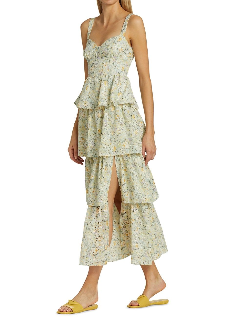 Midsummer Floral Tiered Maxi Dress | Saks Fifth Avenue