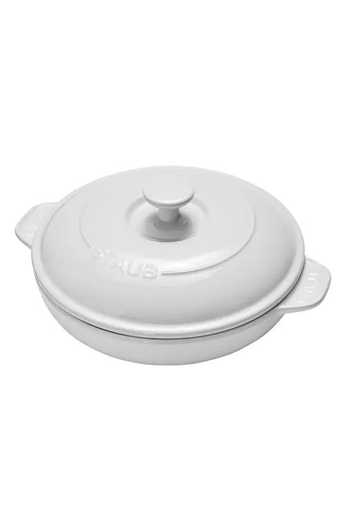Staub Ceramic Dish with Lid in White at Nordstrom | Nordstrom