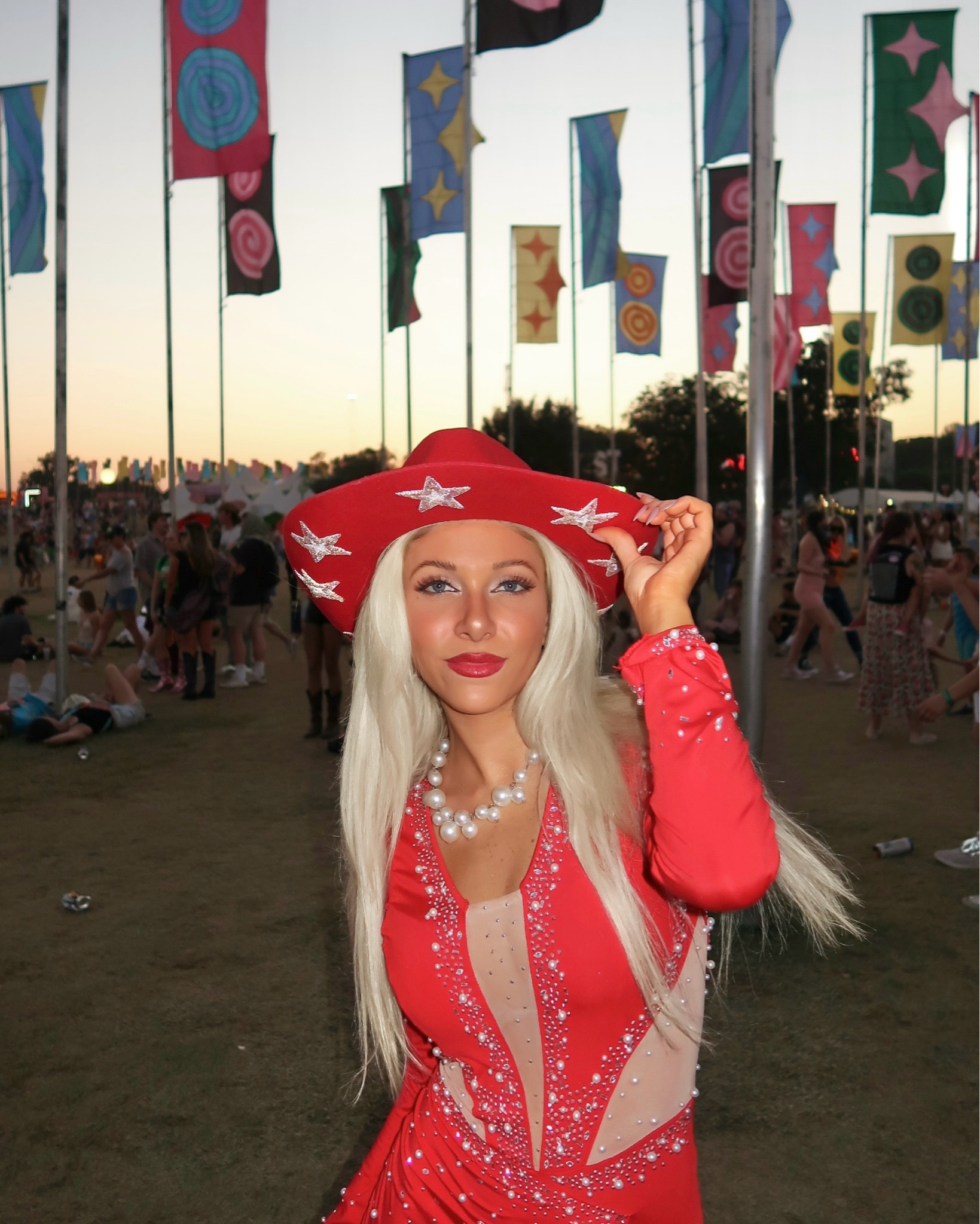 Howdy 🎖️

Romper size small 
Boots size 6.5 (true to size)
Similar hats linked

Austin city limits festival, ACL outfit, country concert outfit, cowgirl outfit, jeweled romper, stars cowboy hat, red cowboy hat, cowgirl hat, red outfit, Megan Moroney inspired look, pearl necklace, pearl outfit, pearl details, teardrop earrings, red sunglasses, white cowboy boots, country music festival style, country festival fashion, festival look

#LTKFindsUnder50 #LTKStyleTip #LTKHalloween