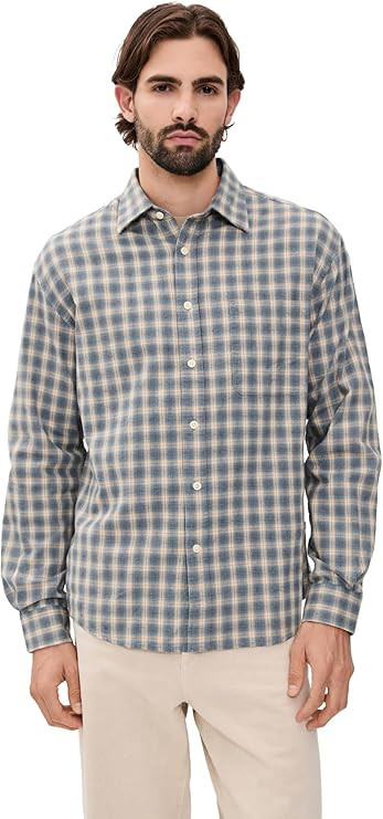 NN07 Men's Deon Twill Flannel Shirt | Amazon (US)