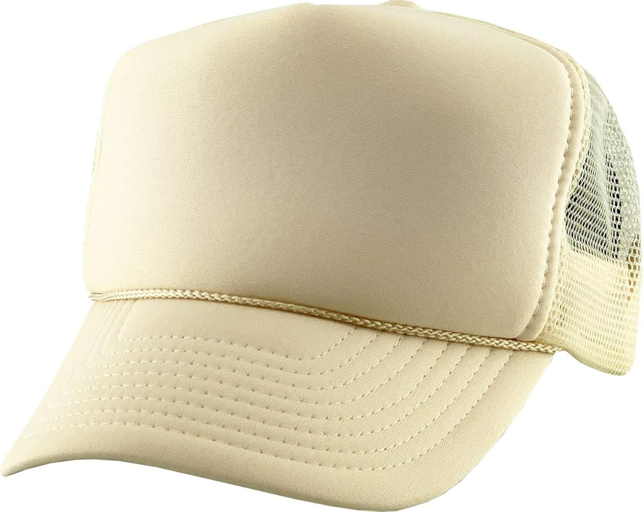 Amazon.com: Trucker PNK Classic Foam Front Mesh Back Trucker Hat Baseball Cap Plastic Adjustable ... | Amazon (US)