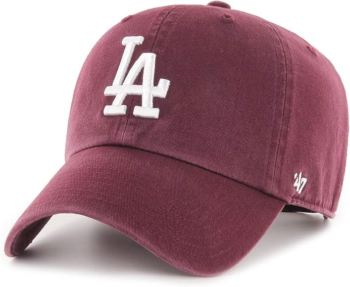 LOS ANGELES DODGERS '47 CLEAN UP OSF / DARK MAROON / A | Amazon (US)