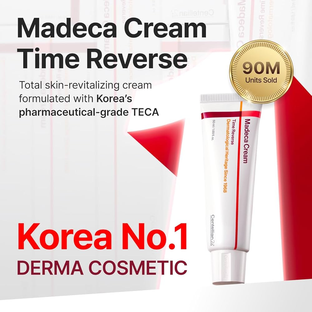 CENTELLIAN 24 Madeca Cream Time Reverse (1.69 fl oz) - TECA Centella Asiatica Glow Face Cream Moi... | Amazon (US)