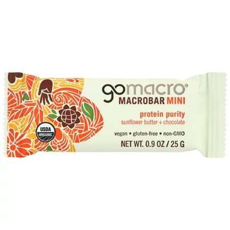 (24 Pack) Gomacro Bars - Organic - Gluten Free - Sunflower Butter - Ch, .9 Oz | Walmart (US)