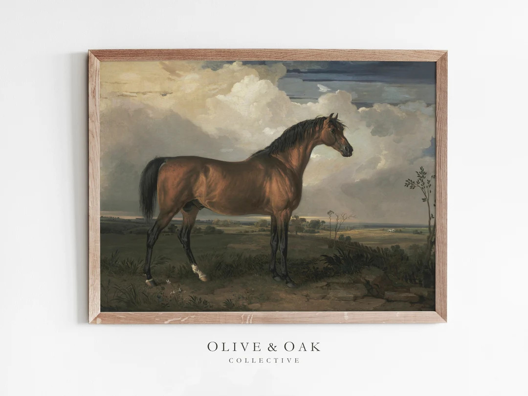 Vintage Horse Painting / Antique Victorian Decor PRINTABLE / - Etsy Canada | Etsy (CAD)