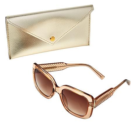 exclusive!

                Bethenny Oversized Square Sunglasses with Case and Cleaning Cloth | HSN