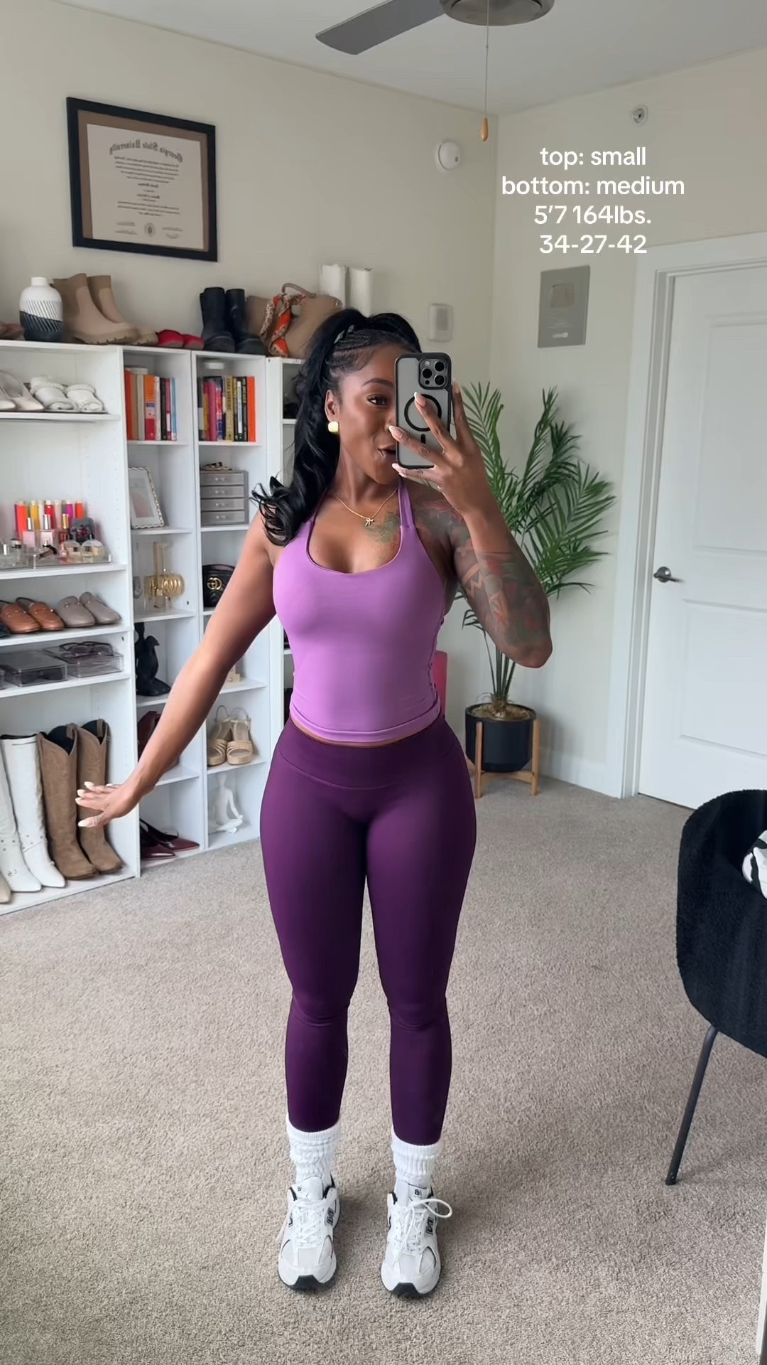 STUNNING color combo! 💜

#LTKActive #LTKfitnessgoals