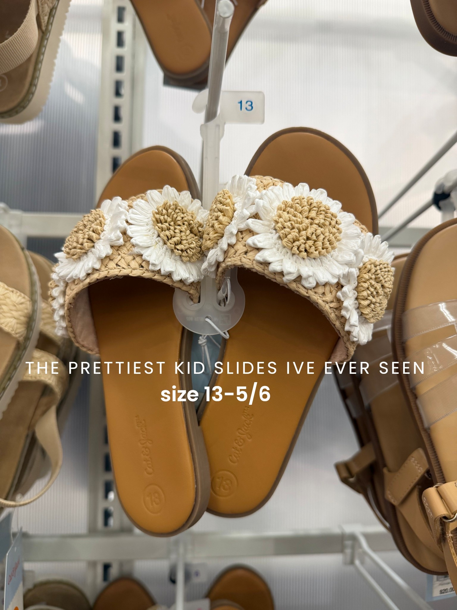 Gorgeous slides for kids/tweens/teens, even woman with smaller feet. 

I wear a woman’s 7, and the 5 fit me perfectly! (Little hack if you didn’t know already) 

Easter basket pieces | flip flops | slides | sandals | girls | young girls | shoes | target | women’s shoes | chic sandals 

#LTKspring #LTKKids #LTKSpringSale