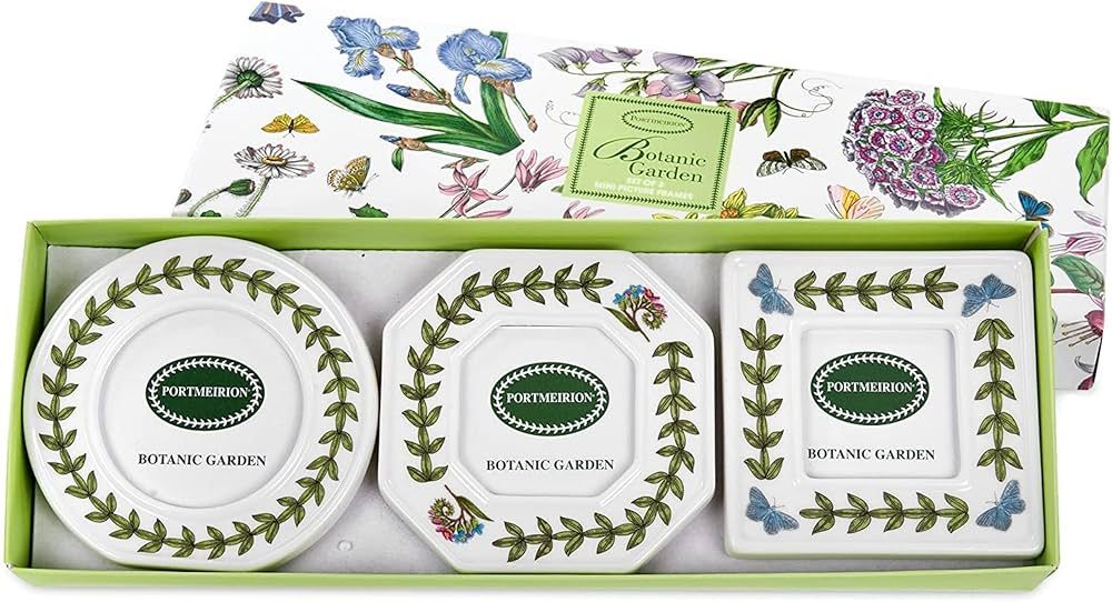 Portmeirion Botanic Garden Set of 3 Mini Frames | 3.5 Inch Picture Frames in Assorted Shapes | Ic... | Amazon (US)