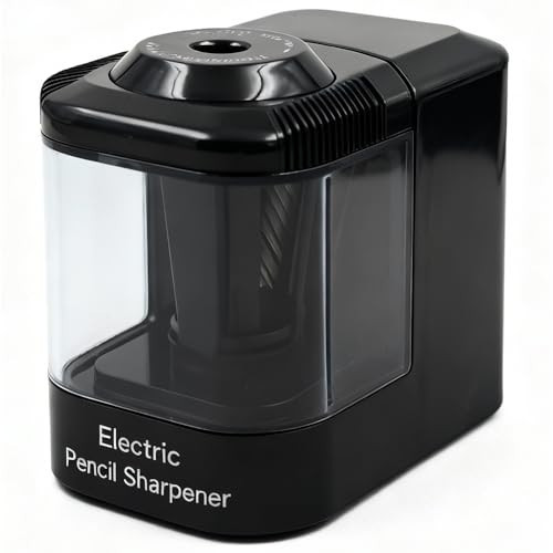 Heavy Duty Electric Pencil Sharpener, USB and Battery Powered, Best for Kids Students and Personal Use in Office School and Home by JinZeFa | Amazon (US)