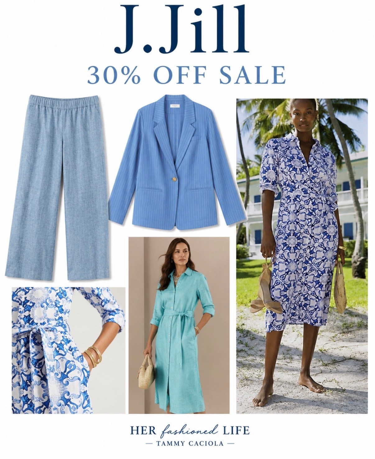 30% off linen sale @jjill