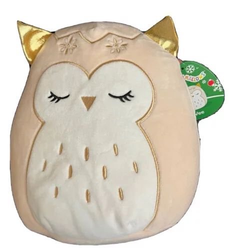 Squishmallow Official Christmas Squad 8 Inch Vee the Owl Soft and Squishy Holiday Stuffed Animal ... | Walmart (US)